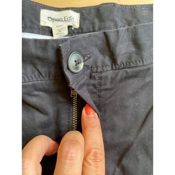 OPEN Edit shorts men's sz 40W black classic fit standard golf - Picture 3 of 7